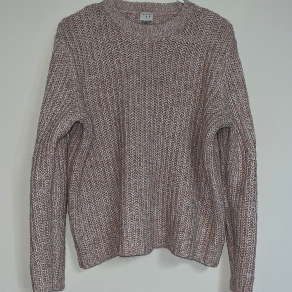 A New Day Pale Pink Sparkle Sweater